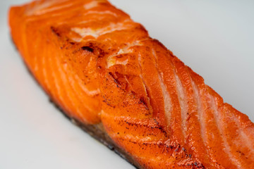 Grilled salmon