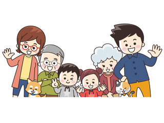 集合する家族　秋