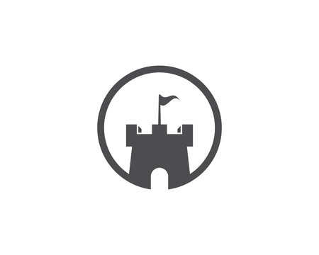 castle logo vector