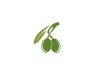 Olive oil logo vector illustration design template