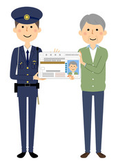 自主返納　運転免許証