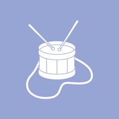 Drum. Musical instrument. Toy.