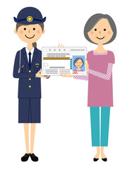 自主返納　運転免許証