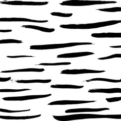 Fototapeta na wymiar Brush grunge pattern. White and black vector.