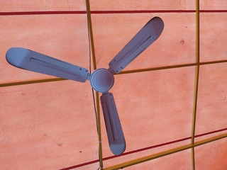 fan on a white background