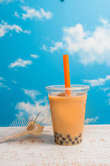 タピオカミルクティー Tapioca bubble milk tea