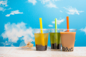タピオカミルクティー Tapioca bubble milk tea