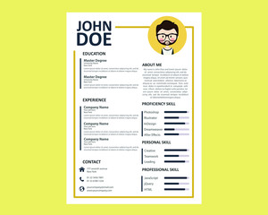 CV Template Job Corporate Identity