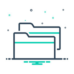  mix icon for folders file