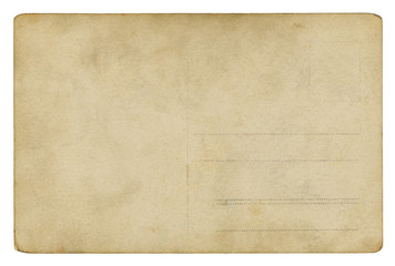 Vintage Postcard - isolated (clipping path included)