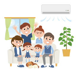 三世代家族 Wall Mural Wallpaper Murals Wallsheaven Miyuki Omori