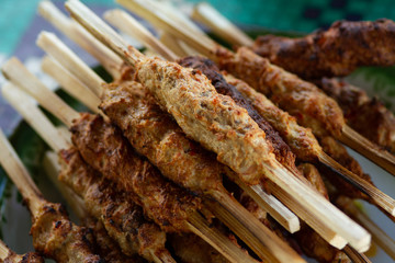 Sate lilit as Satay Lilit bali authenthic food