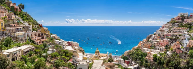 Keuken foto achterwand Positano strand, Amalfi kust, Italië Positano