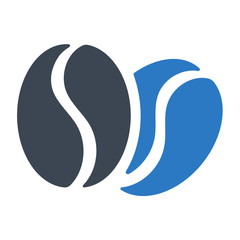 Obraz premium Coffee bean icon