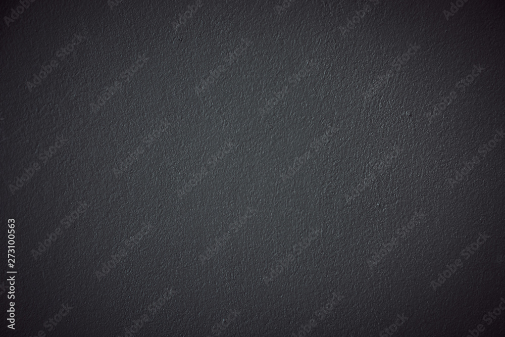 Sticker old black grunge and rough wall plaster texture for background