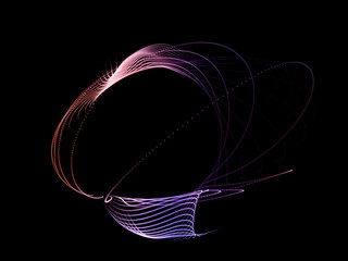 Spherical Particle Swirl Background