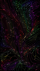 Colorful Abstract Background Lines