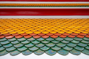 color brick tiles brick at roof
