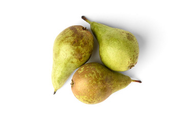 Pear  isolated on white background.