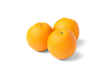 Orange isolated on white background.