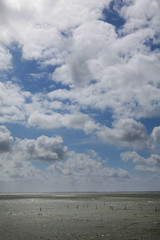 Sky and clouds IJsselmeer Netherlands