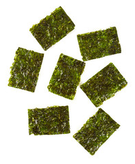 seaweed chips isolated on white © Diana Taliun
