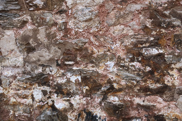Structure of surface of the stone, used as background. Empty space