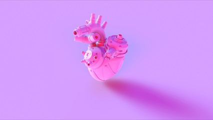 Pink Artificial Heart Cyborg	