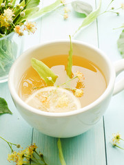 Linden flowers tea