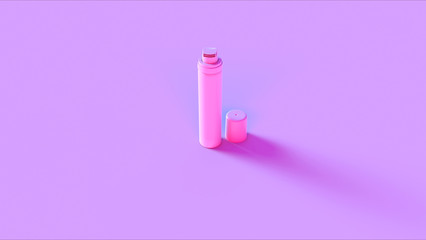 Pink Shaving Foam Can 3d illustration 3d rendering