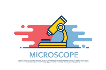 MICROSCOPE ICON CONCEPT