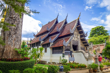 Wat Phra Singh temple buildings, Chiang Mai, Thailand