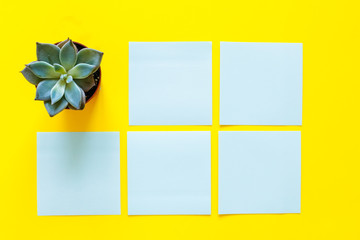 Colored notes paper. Post reminder papers.Sticky note paper reminder. Empty place for text. Set of...