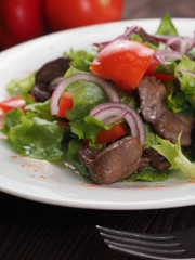Roasted meat and vegetables