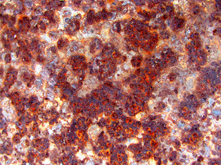iron surface rust