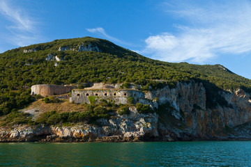 Fuerte de San Carlos, Buciero, Marismas de Santoña, Victoria y Joyel Natural Park, Cantabrian Sea,...