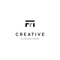 Letter FFM Creative Logo Icon Design Template