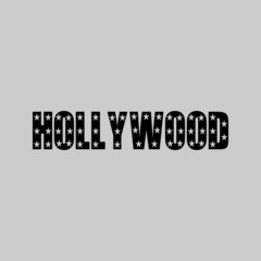 Hollywood - Vector illustration design for banner, t shirt graphics, fashion prints, slogan tees, stickers, cards, posters and other creative uses