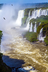 The most full-flowing waterfalls Iguazu