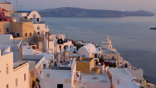 Sunset in Santorini Greece oia oya city