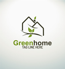 Real estate logo template