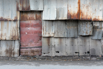 Corrugated iron Buildings and Textures