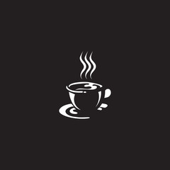 Coffee icon logo design vector template