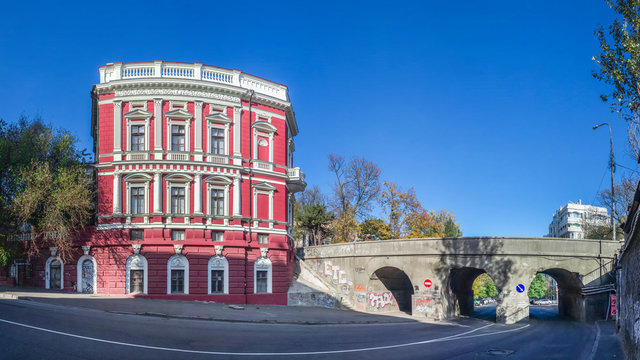 Historic Pommer building in Odessa, Ukraine