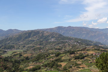 Naklejka premium Benguet, Kordilleren, Philippinen