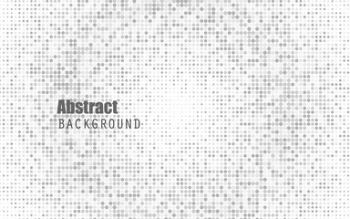 Abstract white color halftone background. Black and dark grey. Modern design background for report and project presentation template. Vector illustration graphic.
