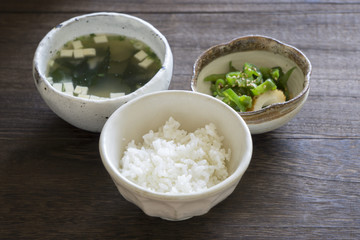 和食の朝ご飯