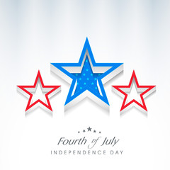 4th of July, American Independence Day Background.