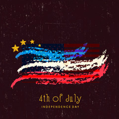 4th of July, American Independence Day Background.