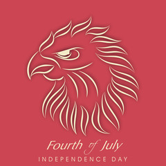 4th of July, American Independence Day Background.